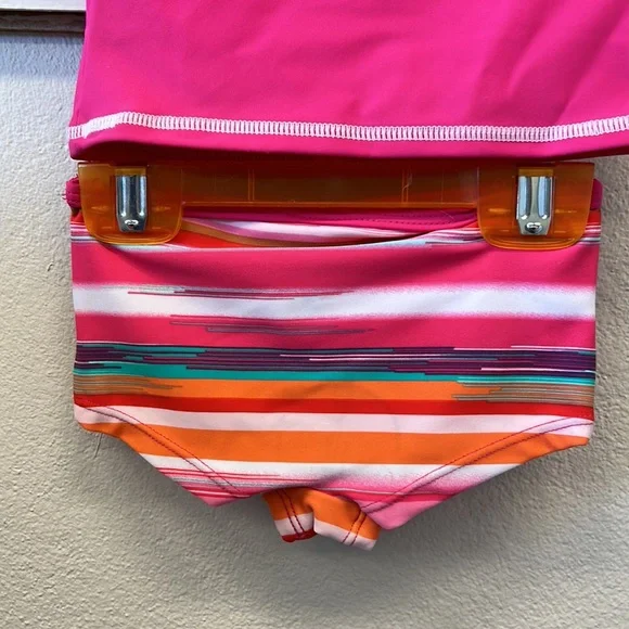 NWT ROCOCO SWIM BABY RASHGUARD SET PINK - Picture 6 of 8